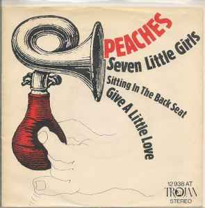 7inch Record PEACHES Seven Little Girls Sitting In The 12938AT Trojan Records 1973 Germany Reggae Ska Dub Used
7inch Record PEACHES Seven Little Girls Sitting In The 12938AT Trojan Records 1973 Germany Reggae Ska Dub Used