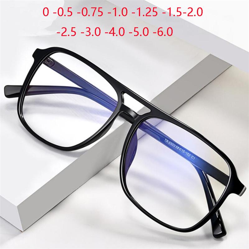 Square Finished Myopia Glasses Anti-blue light Big Frame Double Beam Myopes Lunettes Diopter 0 -0.5 -0.75 -1.0 -2.0 -2.5 T -6.0 0 прозорий білий колір
Square Finished Myopia Glasses Anti-blue light Big Frame Double Beam Myopes Lunettes Diopter 0 -0.5 -0.75 -1.0 -2.0 -2.5 T -6.0 0 прозорий білий колір