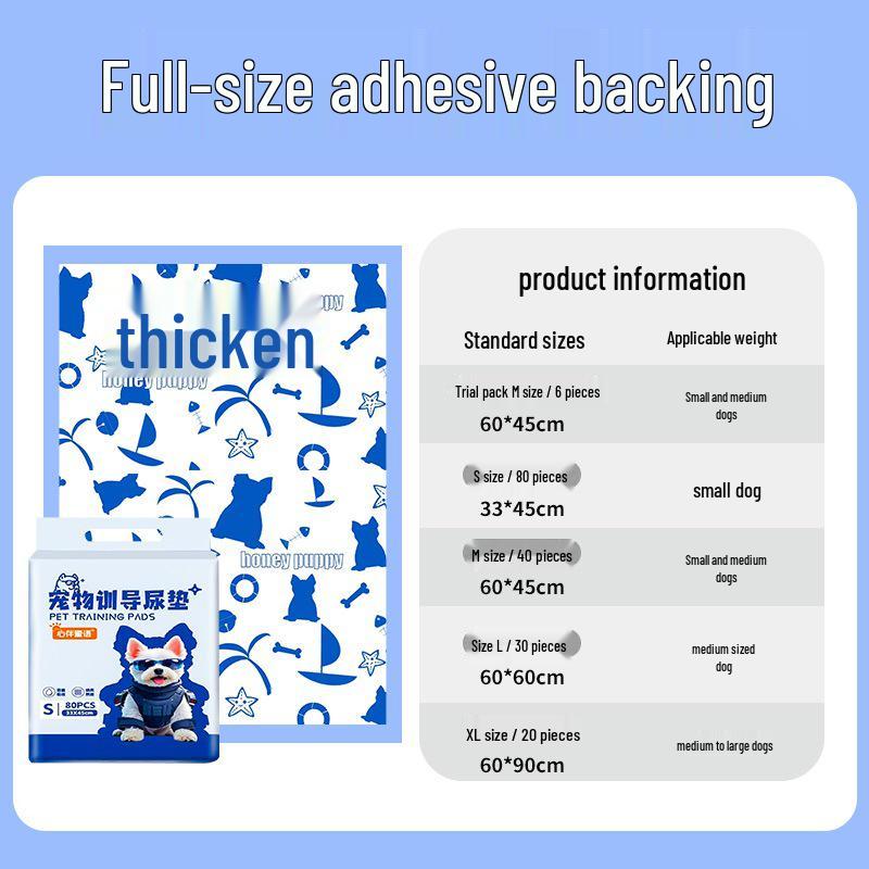 Heart Companion Pet Urinal Pad: Instant Absorption, Odor Removal, Thickened Leak-Proof with Adhesive Backing for Dogs Starry Blue Adhesive Trial M 6pcs 45*60
Heart Companion Pet Urinal Pad: Instant Absorption, Odor Removal, Thickened Leak-Proof with Adhesive Backing for Dogs Starry Blue Adhesive Trial M 6pcs 45*60