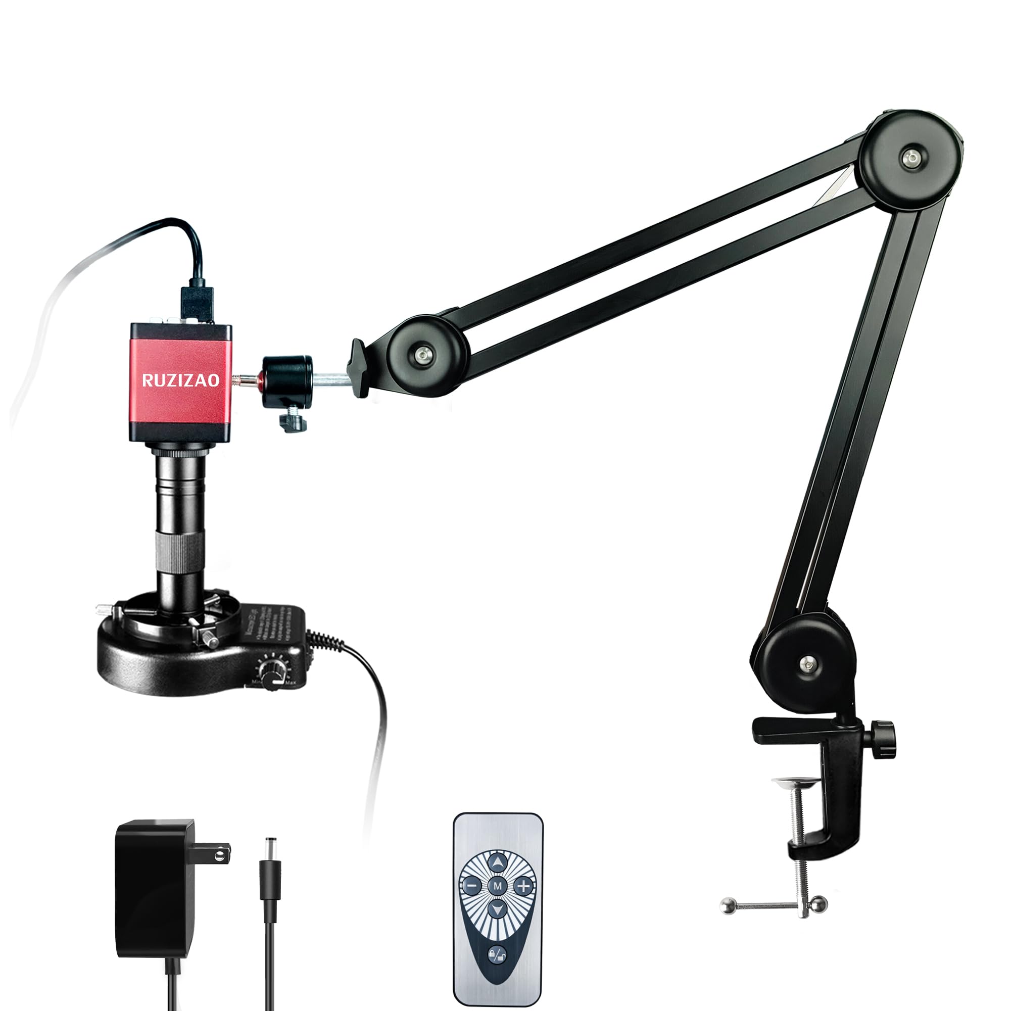 RUZIZAO Digital Microscope 13MP 4K 1080P HDMI Industrial Video Microscope Camera 150X Zoom Lens Folding Stand LED Ring Light for Adults Observation рожевий
RUZIZAO Digital Microscope 13MP 4K 1080P HDMI Industrial Video Microscope Camera 150X Zoom Lens Folding Stand LED Ring Light for Adults Observation рожевий