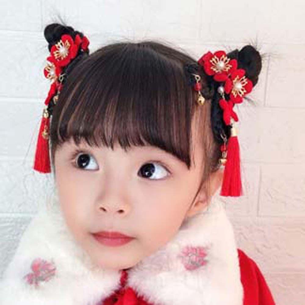 Bowknot Children Wigs Hairpins Flowers Hairpins Kids Chinese Hair Clips Chinese New Year Hairpins
Bowknot Children Wigs Hairpins Flowers Hairpins Kids Chinese Hair Clips Chinese New Year Hairpins