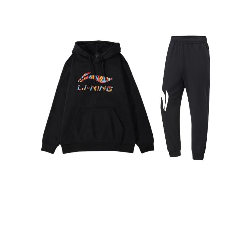 Li Ning красочный буквенный логотип свободная флисовая толстовка с капюшоном и удобные длинные брюки повседневный спортивный костюм унисекс толстовка, брюки YKLU341-1+YWDT337-1 L
Li Ning красочный буквенный логотип свободная флисовая толстовка с капюшоном и удобные длинные брюки повседневный спортивный костюм унисекс толстовка, брюки YKLU341-1+YWDT337-1 L