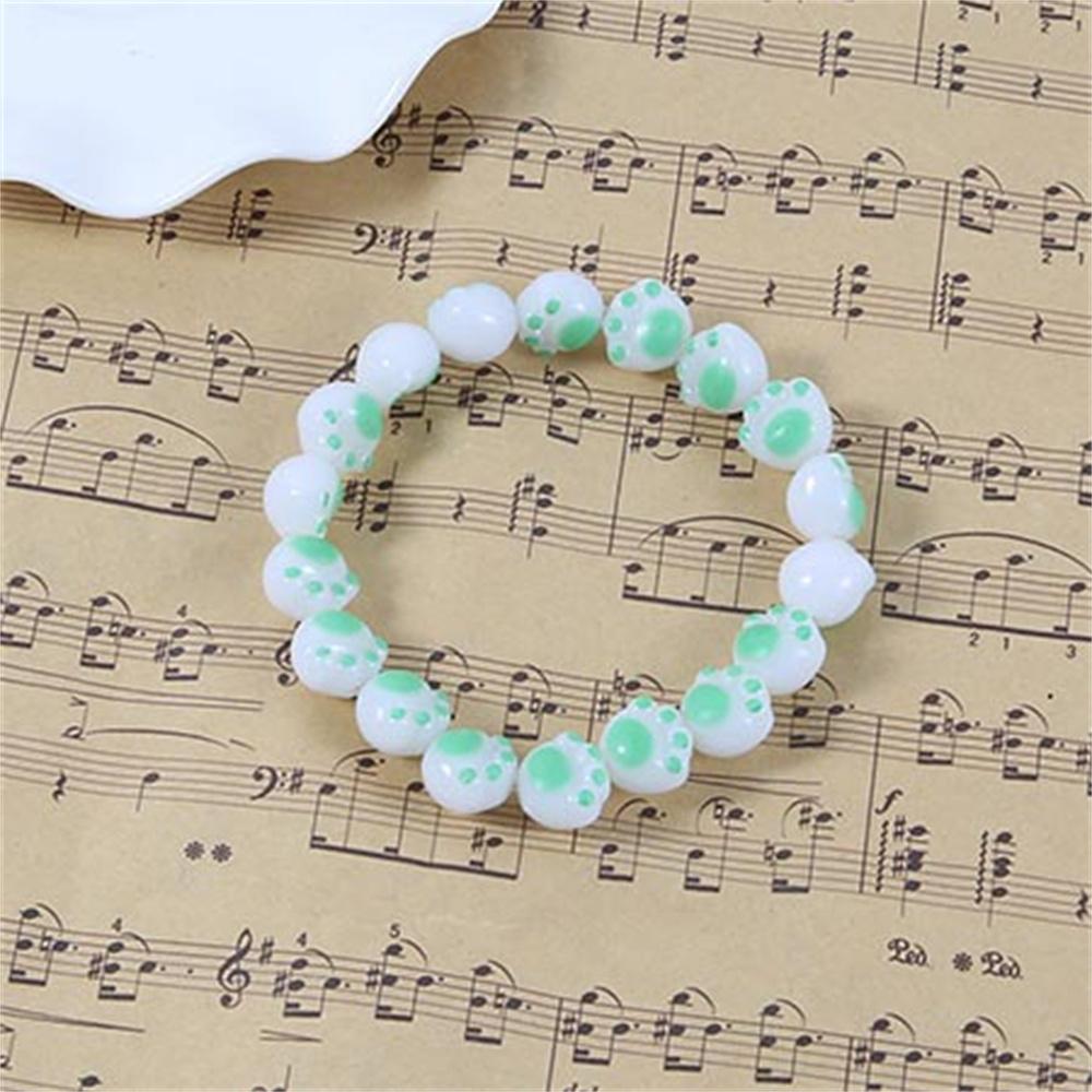 b104 2026 Cute Simple Cartoon Cat Paw Exquisite Acrylic Bead Bracelet Fashionable Casual Resin Bracelet Daily Daily Accessory зелений
b104 2026 Cute Simple Cartoon Cat Paw Exquisite Acrylic Bead Bracelet Fashionable Casual Resin Bracelet Daily Daily Accessory зелений