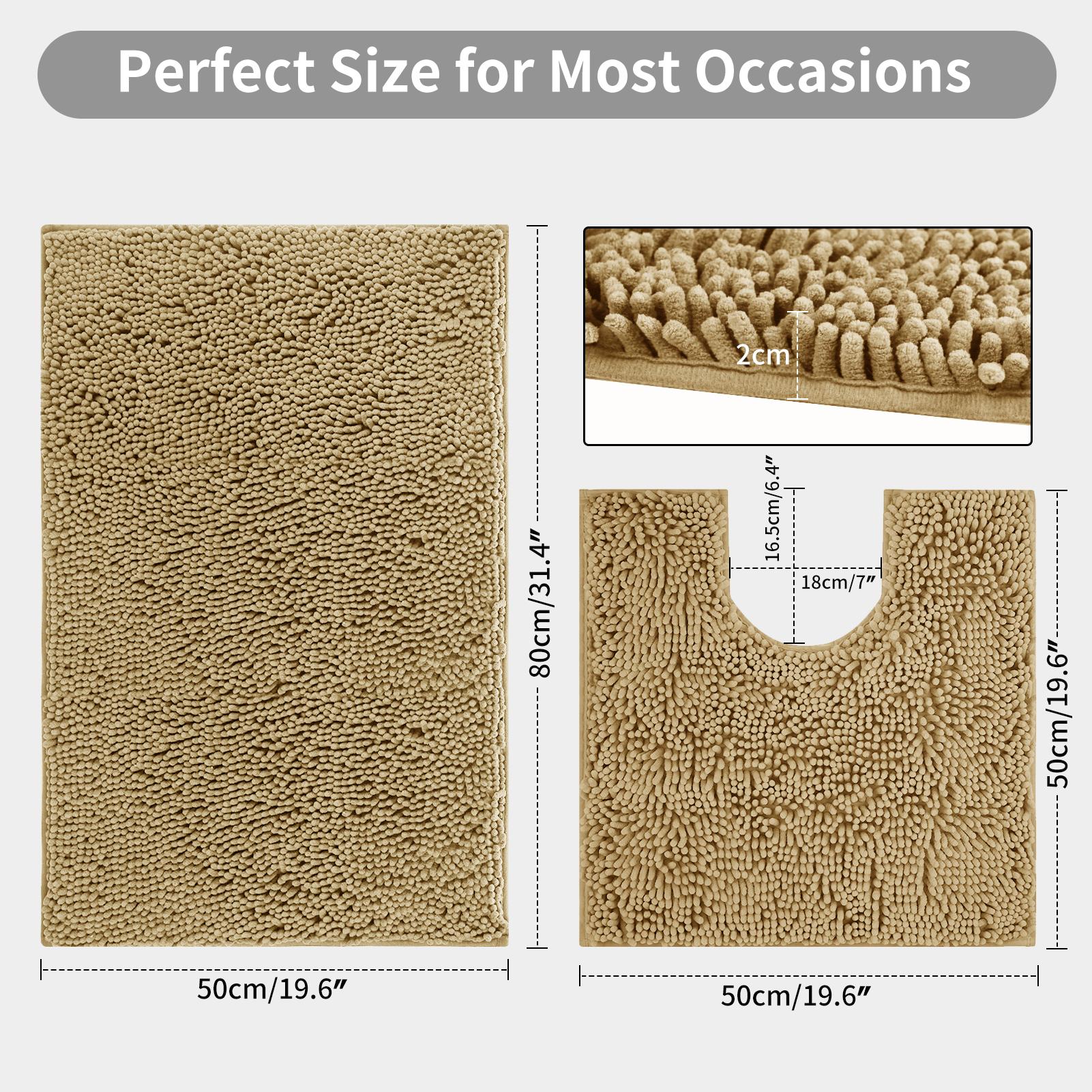 2 Piece Bath Mat Set for Bathroom Non Slip Chenille Anti-Slip Rugs Microfiber Extra Soft Super Water Absorbent For Bathmat Batht верблюд
2 Piece Bath Mat Set for Bathroom Non Slip Chenille Anti-Slip Rugs Microfiber Extra Soft Super Water Absorbent For Bathmat Batht верблюд