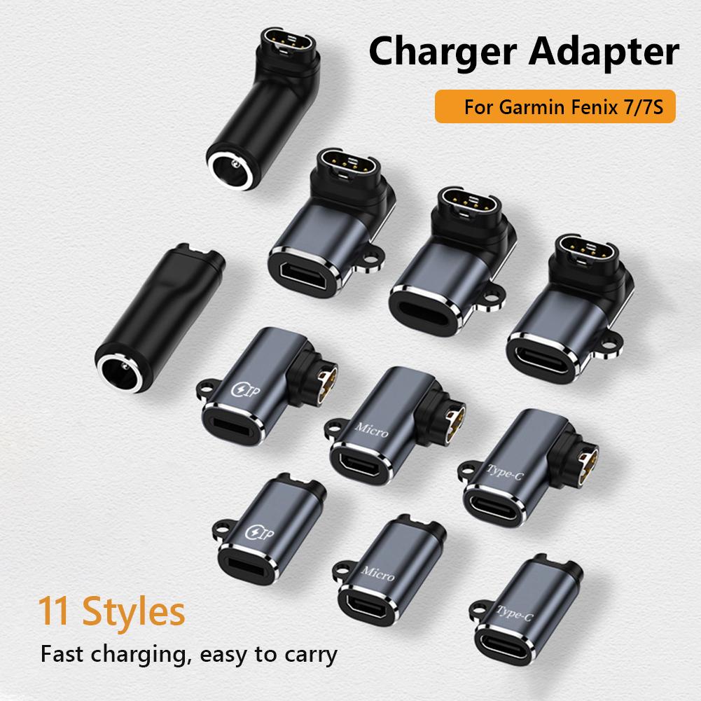 Portable Charger Adapter For Garmin Fenix 7/6/5 Instinct 2S Venu 2 Plus EPIX forerunner 745 Watch Charging Converter Adapter
Portable Charger Adapter For Garmin Fenix 7/6/5 Instinct 2S Venu 2 Plus EPIX forerunner 745 Watch Charging Converter Adapter