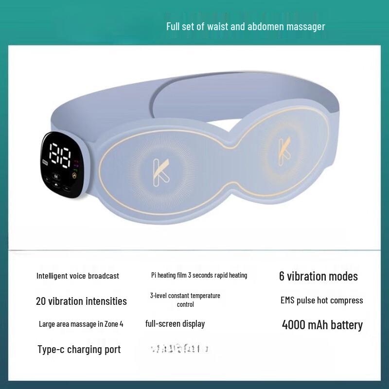Mussels EMS Pulse Heated Waist Massager Belt
Mussels EMS Pulse Heated Waist Massager Belt