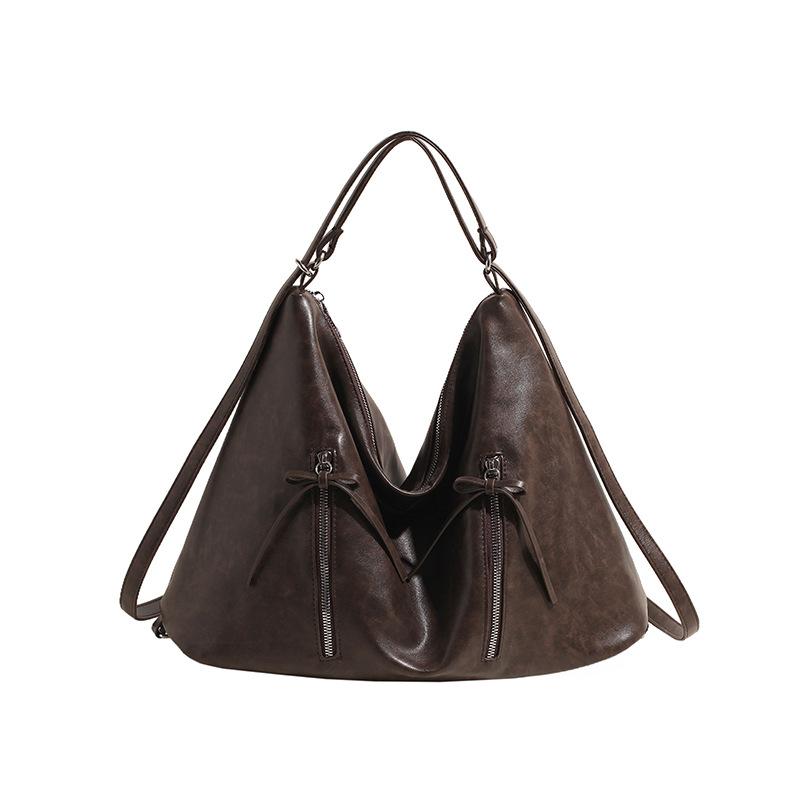 Luxury Women s PU Leather Fashion Tote Bag Casual Large Capacity Single Shoulder Backpack Solid Color Bow Double Bag 42cmX30cmX14cm
Luxury Women s PU Leather Fashion Tote Bag Casual Large Capacity Single Shoulder Backpack Solid Color Bow Double Bag 42cmX30cmX14cm