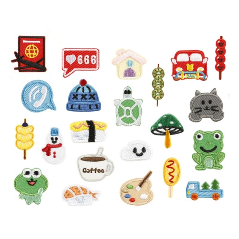 22 Pcs Frogs Embroidered Patches Tanghulu Sewing Patches House Iron On Patches Applique Patches Sew On Patches for Hat 1
22 Pcs Frogs Embroidered Patches Tanghulu Sewing Patches House Iron On Patches Applique Patches Sew On Patches for Hat 1
