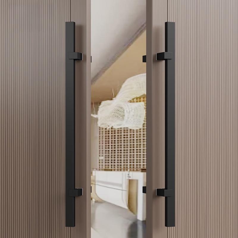 Yun Duo Modern Minimalist Black Framed Glass Door
Yun Duo Modern Minimalist Black Framed Glass Door