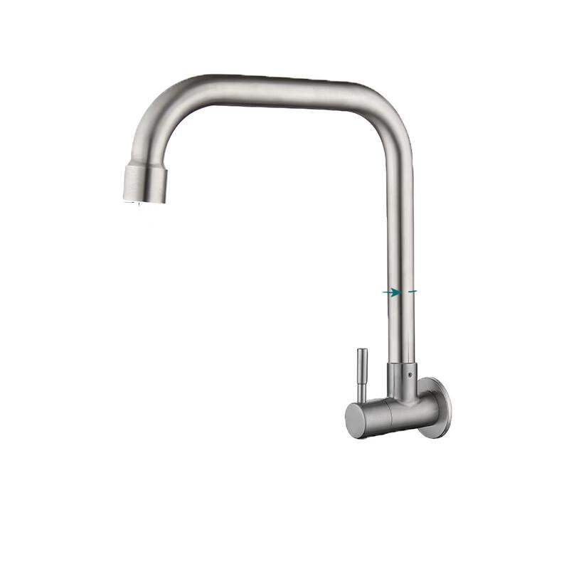 304 Stainless Steel Wall-Mounted Kitchen Faucet
304 Stainless Steel Wall-Mounted Kitchen Faucet
