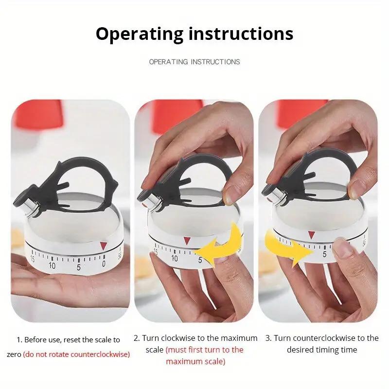 Kitchen Timer Kettle Shaped 60 Minute Mechanical Timer Kitchen Home Alarm Clock Countdown Cooking Reminder Timer
Kitchen Timer Kettle Shaped 60 Minute Mechanical Timer Kitchen Home Alarm Clock Countdown Cooking Reminder Timer