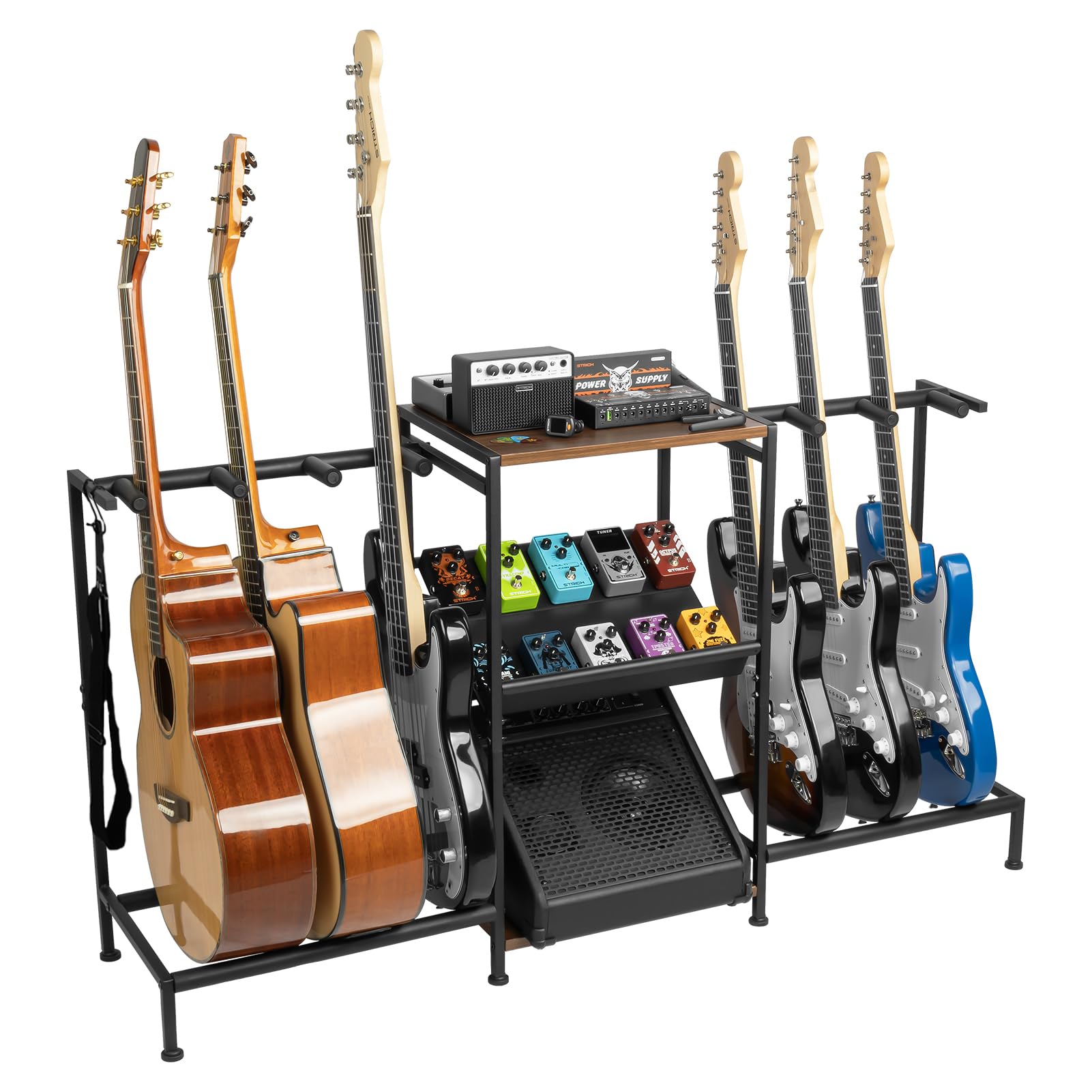 STRICH Guitar Storage Compatible with and Bass with Effects Pedal Accessory Storage Display Stand Stand, Multi-Guitar Type, Acoustic, Electric,
STRICH Guitar Storage Compatible with and Bass with Effects Pedal Accessory Storage Display Stand Stand, Multi-Guitar Type, Acoustic, Electric,