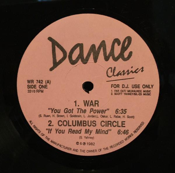 12inch Record WAR, COLUMBUS CIRCLE, PETER BROWN - You Got The Power / If You Read My WR742 Dance Classics 1982 US Soul/Funk Used
12inch Record WAR, COLUMBUS CIRCLE, PETER BROWN - You Got The Power / If You Read My WR742 Dance Classics 1982 US Soul/Funk Used