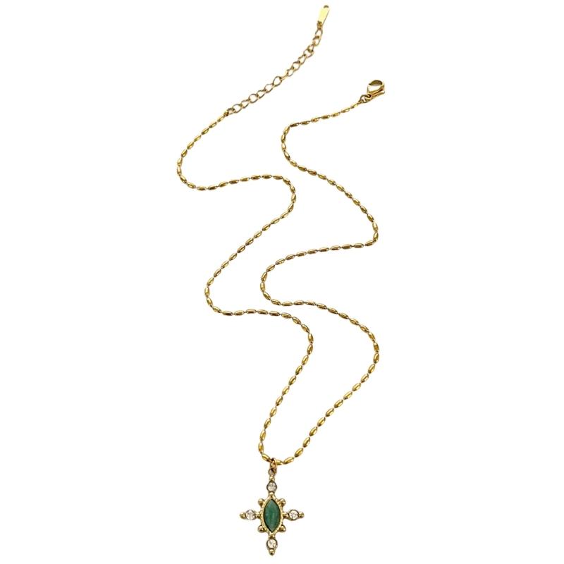 Elegant Stainless Steel Crosses Pendant Necklace For Women Rhinestones Embellished Jewelry For Special Occasions
Elegant Stainless Steel Crosses Pendant Necklace For Women Rhinestones Embellished Jewelry For Special Occasions