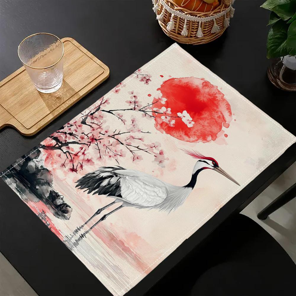 6PC Animal Landscape Print Placemats Antique Tribal Mats, Rustic Farmhouse Washable Linen 9-16 6PC 30x45CM
6PC Animal Landscape Print Placemats Antique Tribal Mats, Rustic Farmhouse Washable Linen 9-16 6PC 30x45CM