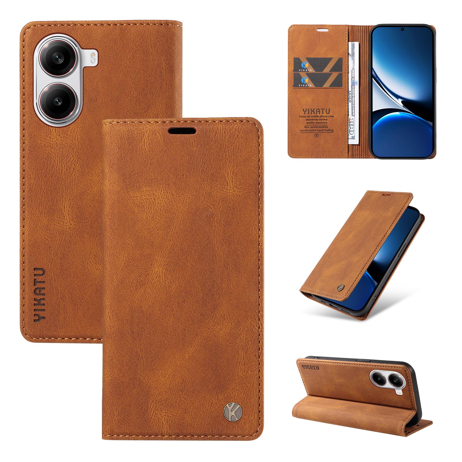 For Xiaomi Redmi Turbo 4 5G/Poco X7 Pro 5G Leather Cover YIKATU YK-004 Skin-Touch Wallet Phone Cases Brown
For Xiaomi Redmi Turbo 4 5G/Poco X7 Pro 5G Leather Cover YIKATU YK-004 Skin-Touch Wallet Phone Cases Brown