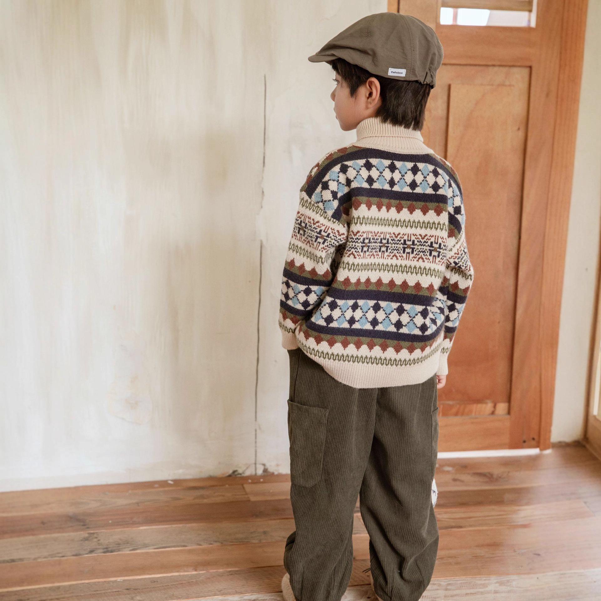 Korean Style Jacquard Turtleneck Sweater for Kids - Warm Autumn/Winter Pullover for Boys 150 cm бежевый
Korean Style Jacquard Turtleneck Sweater for Kids - Warm Autumn/Winter Pullover for Boys 150 cm бежевый