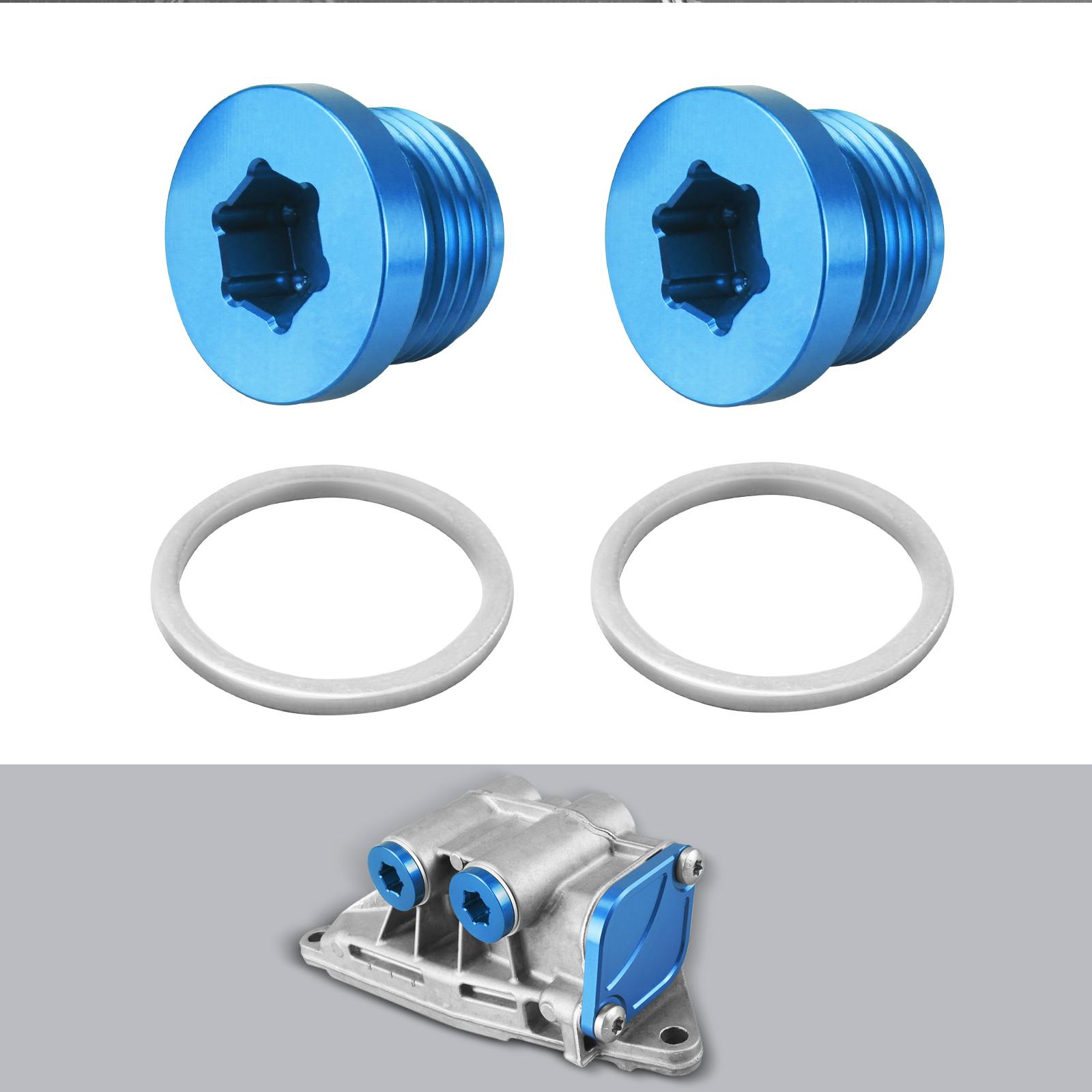 BEVINSEE Oil Thermostat Housing Plugs for BMW E90/E91/E92/E93 F30/F34/F31 335i, F10/F11/F07 E60/E61 535i, Replace 11617568552 синій
BEVINSEE Oil Thermostat Housing Plugs for BMW E90/E91/E92/E93 F30/F34/F31 335i, F10/F11/F07 E60/E61 535i, Replace 11617568552 синій