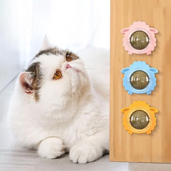 Настенная игрушка-шарик из кошачьей мяты Вращающийся шарик из кошачьей мяты, лакомство для лизания кошачьей мяты Игрушка в форме овцы с пылезащитным чехлом для здоровья полости рта кошки
Настенная игрушка-шарик из кошачьей мяты Вращающийся шарик из кошачьей мяты, лакомство для лизания кошачьей мяты Игрушка в форме овцы с пылезащитным чехлом для здоровья полости рта кошки