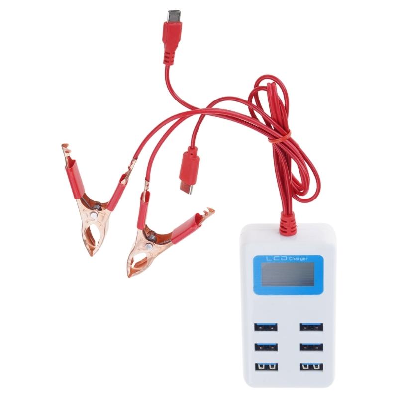 USB-адаптер для зарядки с ЖК-монитором для точного контроля заряда, возможность одновременной зарядки, автомобильные аккумуляторы 1
USB-адаптер для зарядки с ЖК-монитором для точного контроля заряда, возможность одновременной зарядки, автомобильные аккумуляторы 1