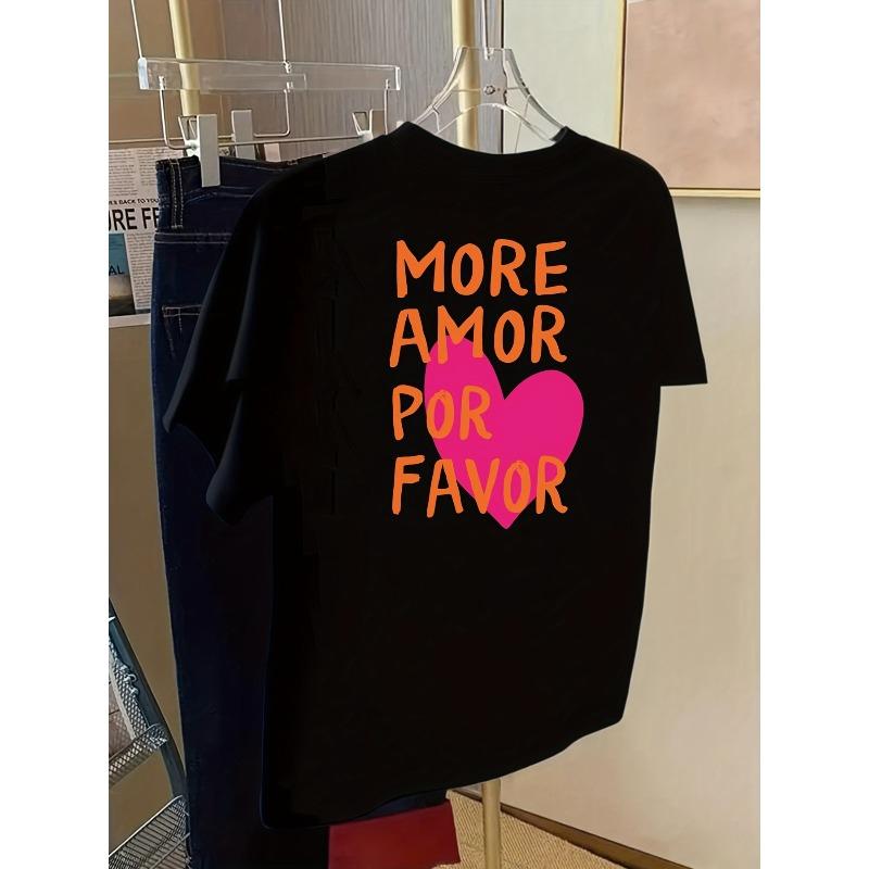 Front and Back Printed Short-sleeve T-shirt, Fashionable Short-sleeve Summer Selection. Printed Round-neck Women s Casual Short-sleeve Top 4XL чорний
Front and Back Printed Short-sleeve T-shirt, Fashionable Short-sleeve Summer Selection. Printed Round-neck Women s Casual Short-sleeve Top 4XL чорний