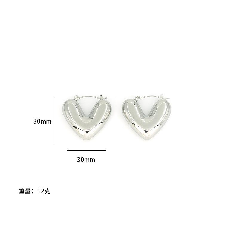 New hollow stainless steel love titanium steel gold-plated personalized simple earrings fashion niche design jewelry earrings
New hollow stainless steel love titanium steel gold-plated personalized simple earrings fashion niche design jewelry earrings