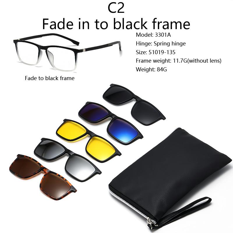 Очки-клипсы Gradul Grey White Frame 6-в-1 Поляризационные Магнитные Солнцезащитные Очки С 5 Магнитными Клипсами Могут Быть SHOW AS PICTURE
Очки-клипсы Gradul Grey White Frame 6-в-1 Поляризационные Магнитные Солнцезащитные Очки С 5 Магнитными Клипсами Могут Быть SHOW AS PICTURE