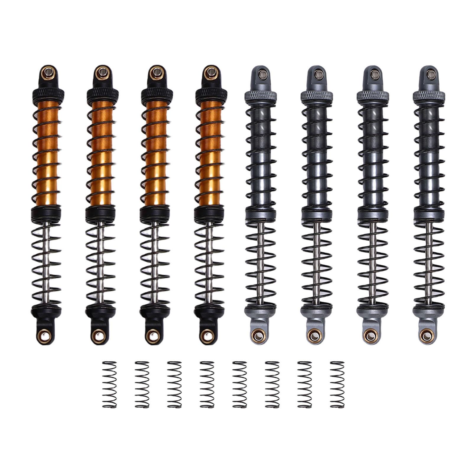 4Pcs 1/10 Model Car Dual Spring Shock Damper Alloy 1/10 RC Dampers with 8 Spare Springs 120mm Ti
4Pcs 1/10 Model Car Dual Spring Shock Damper Alloy 1/10 RC Dampers with 8 Spare Springs 120mm Ti