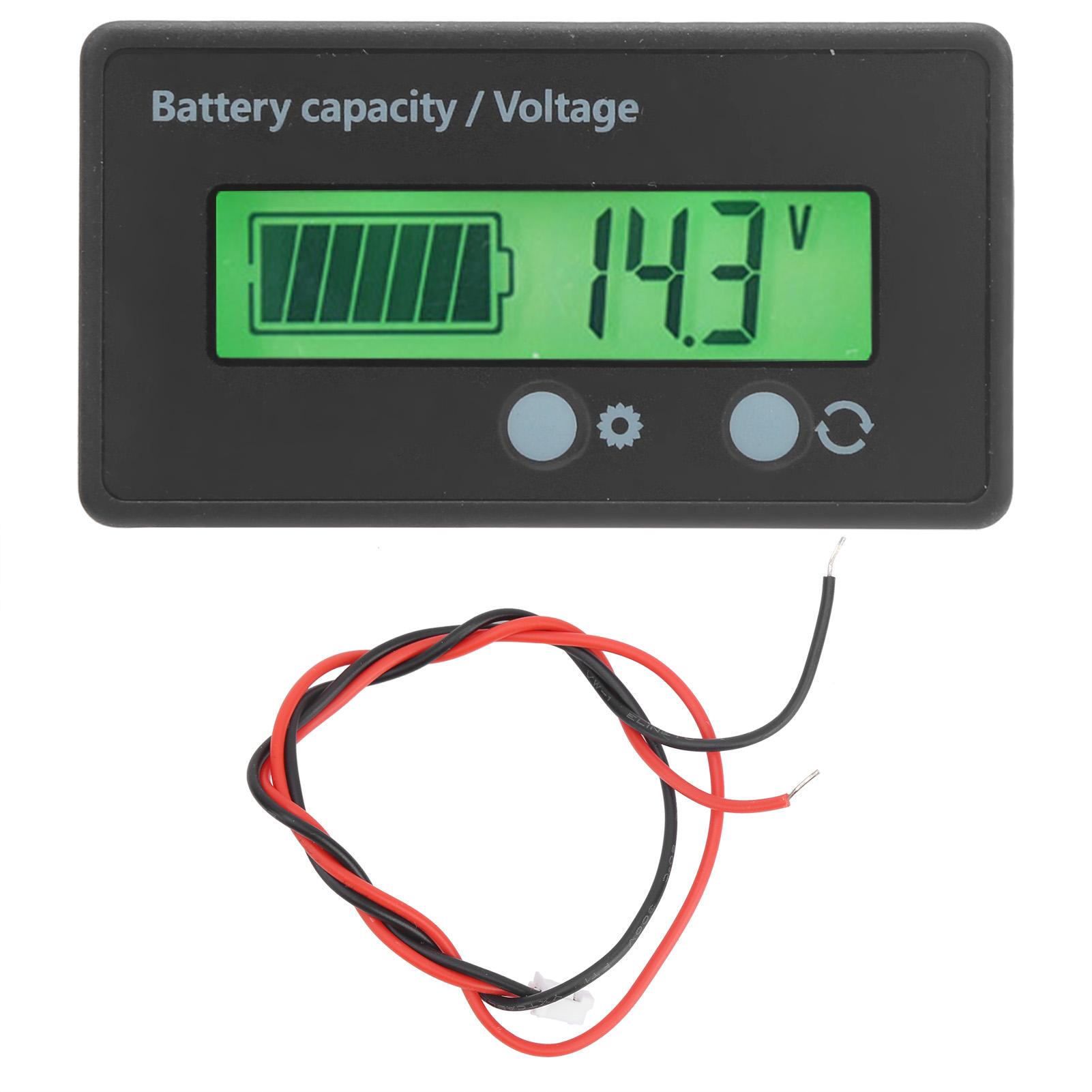 DC10100V LCD Battery Capacity Indicator Monitor Voltmeter Voltage Tester Meter Green Backlight
DC10100V LCD Battery Capacity Indicator Monitor Voltmeter Voltage Tester Meter Green Backlight