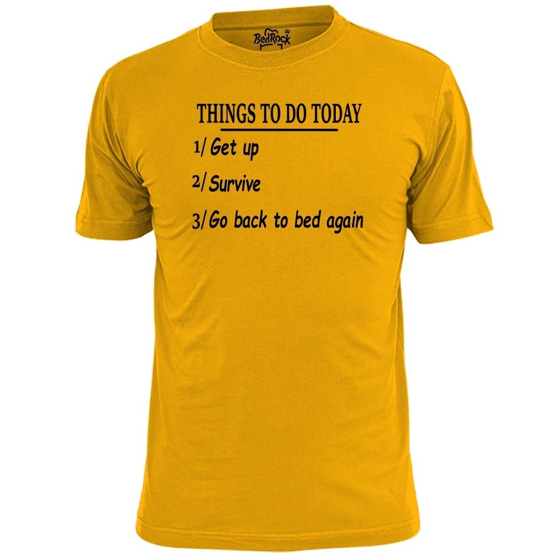 Mens ThingsTo Do Today Funny T shirt L
Mens ThingsTo Do Today Funny T shirt L