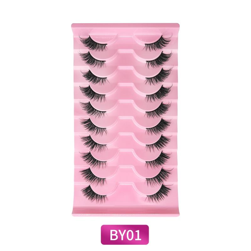 10 Pairs Half Lashes Natural Look Wispy False Eyelashes 1PCS
10 Pairs Half Lashes Natural Look Wispy False Eyelashes 1PCS