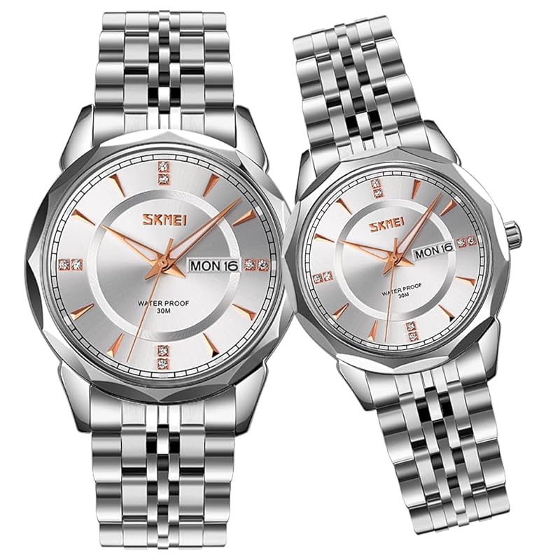 SKMEI Pair Couple Watches pair watch pair watch couple Popularity men s ladies clock set classic stainless steel band waterproof business luxury brand
SKMEI Pair Couple Watches pair watch pair watch couple Popularity men s ladies clock set classic stainless steel band waterproof business luxury brand