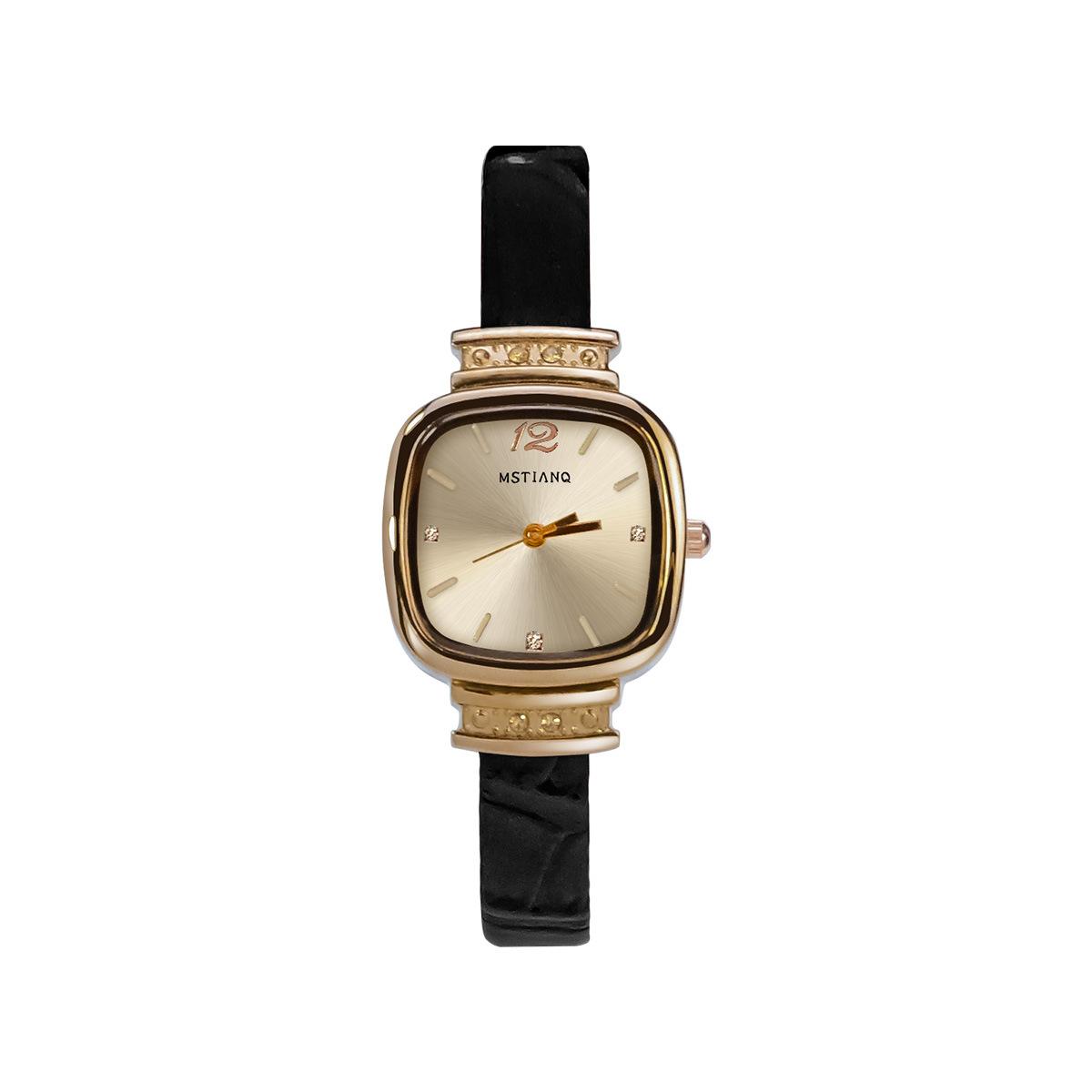 Small Fresh Watch, High Sense Fashion Temperament Style Women S Student Niche Light Luxury Women S Square Women S Watch чорний
Small Fresh Watch, High Sense Fashion Temperament Style Women S Student Niche Light Luxury Women S Square Women S Watch чорний