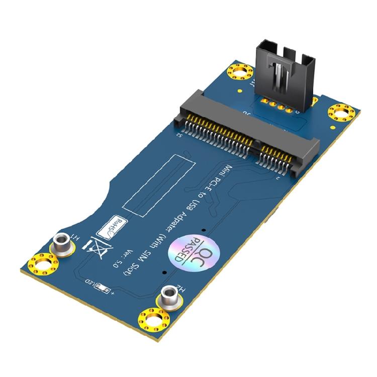 Міні-адаптер Mini PCIE зі слотом для картки Mini PCIe на USB 2.0 З тримачем для картки Збірка модуля WWAN/LTE для офісу та подорожей
Міні-адаптер Mini PCIE зі слотом для картки Mini PCIe на USB 2.0 З тримачем для картки Збірка модуля WWAN/LTE для офісу та подорожей