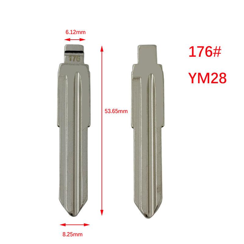 10pcs 176# YM28 YM28FH Right Side Metal Uncut Blank Flip Remote Key Blade for Opel Chevrolet for Keydiy KD Xhorse VVDI JMD
10pcs 176# YM28 YM28FH Right Side Metal Uncut Blank Flip Remote Key Blade for Opel Chevrolet for Keydiy KD Xhorse VVDI JMD