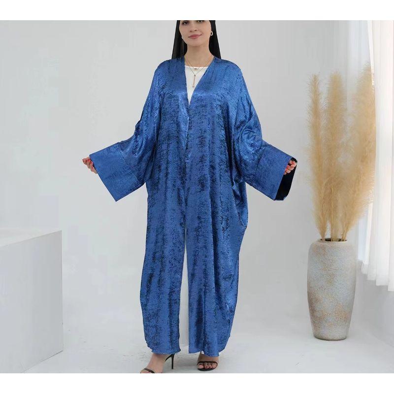 Middle East New Arrival Fashion Patchwork Dubai Robe Cardigan Dress Fashionable Cardigan Dress Dark Blue M
Middle East New Arrival Fashion Patchwork Dubai Robe Cardigan Dress Fashionable Cardigan Dress Dark Blue M