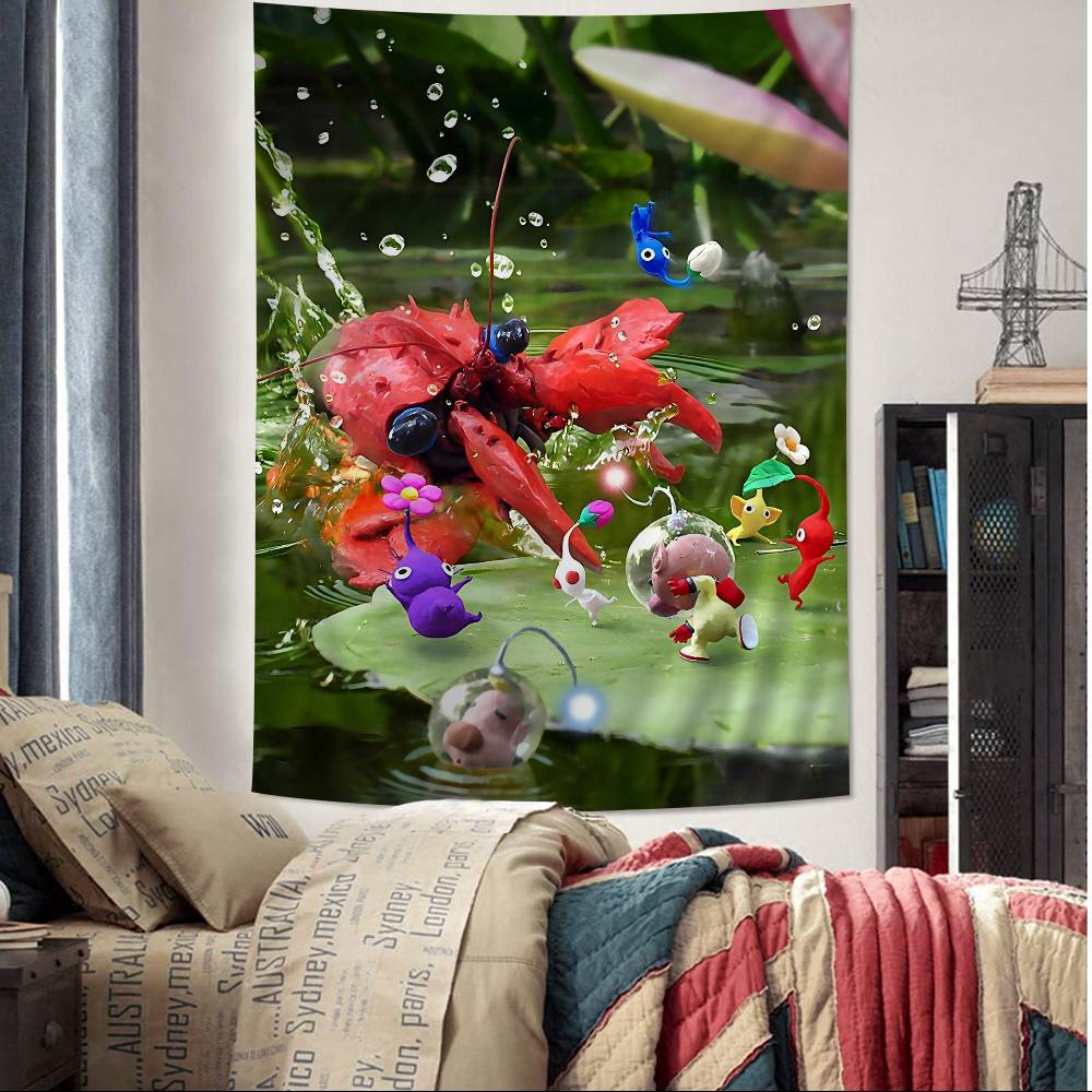 Pikmin Game Printed Large Wall Tapestry Indian Buddha Wall Decoration Witchcraft Bohemian Hippie Decor Blanket 74x94cm(29x37in)
Pikmin Game Printed Large Wall Tapestry Indian Buddha Wall Decoration Witchcraft Bohemian Hippie Decor Blanket 74x94cm(29x37in)