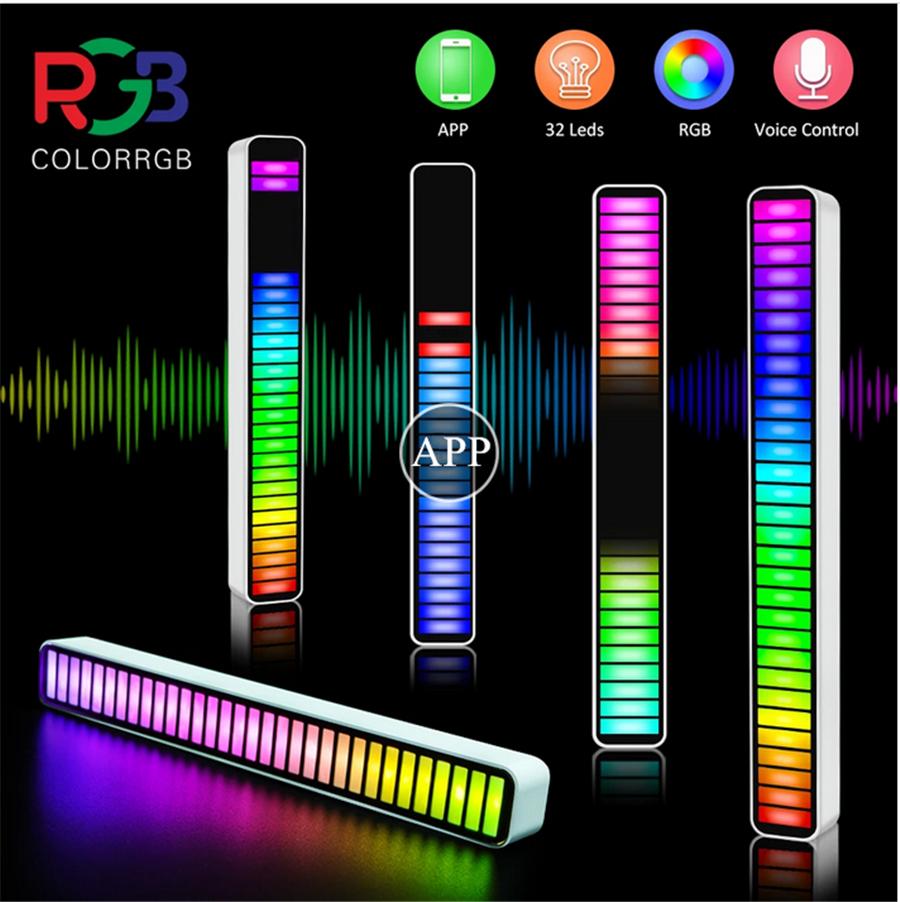 RGB 40LED Light Bar Voice Activated Color Changing Dynamic Lamp APP Control
RGB 40LED Light Bar Voice Activated Color Changing Dynamic Lamp APP Control