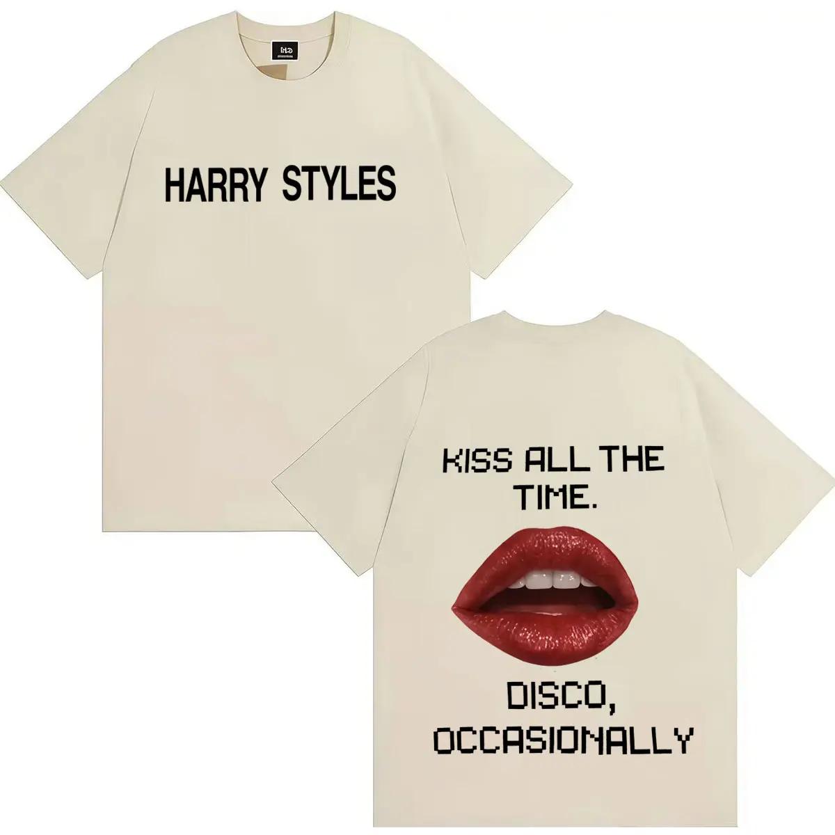 Harry Styles Kiss All The Time Disco Occasionally Hip Hop Print T-Shirt Crewneck Cozy Men Short Sleeve T-shirts Teenagers Unisex XXXL
Harry Styles Kiss All The Time Disco Occasionally Hip Hop Print T-Shirt Crewneck Cozy Men Short Sleeve T-shirts Teenagers Unisex XXXL