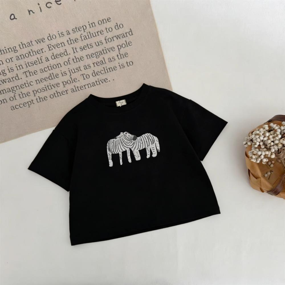 Summer Child T-shirt Costume Printed Cartoon Short-sleeved For Baby Fashion New Loose Simple Sport Shirt Kids Thin Tops 100
Summer Child T-shirt Costume Printed Cartoon Short-sleeved For Baby Fashion New Loose Simple Sport Shirt Kids Thin Tops 100