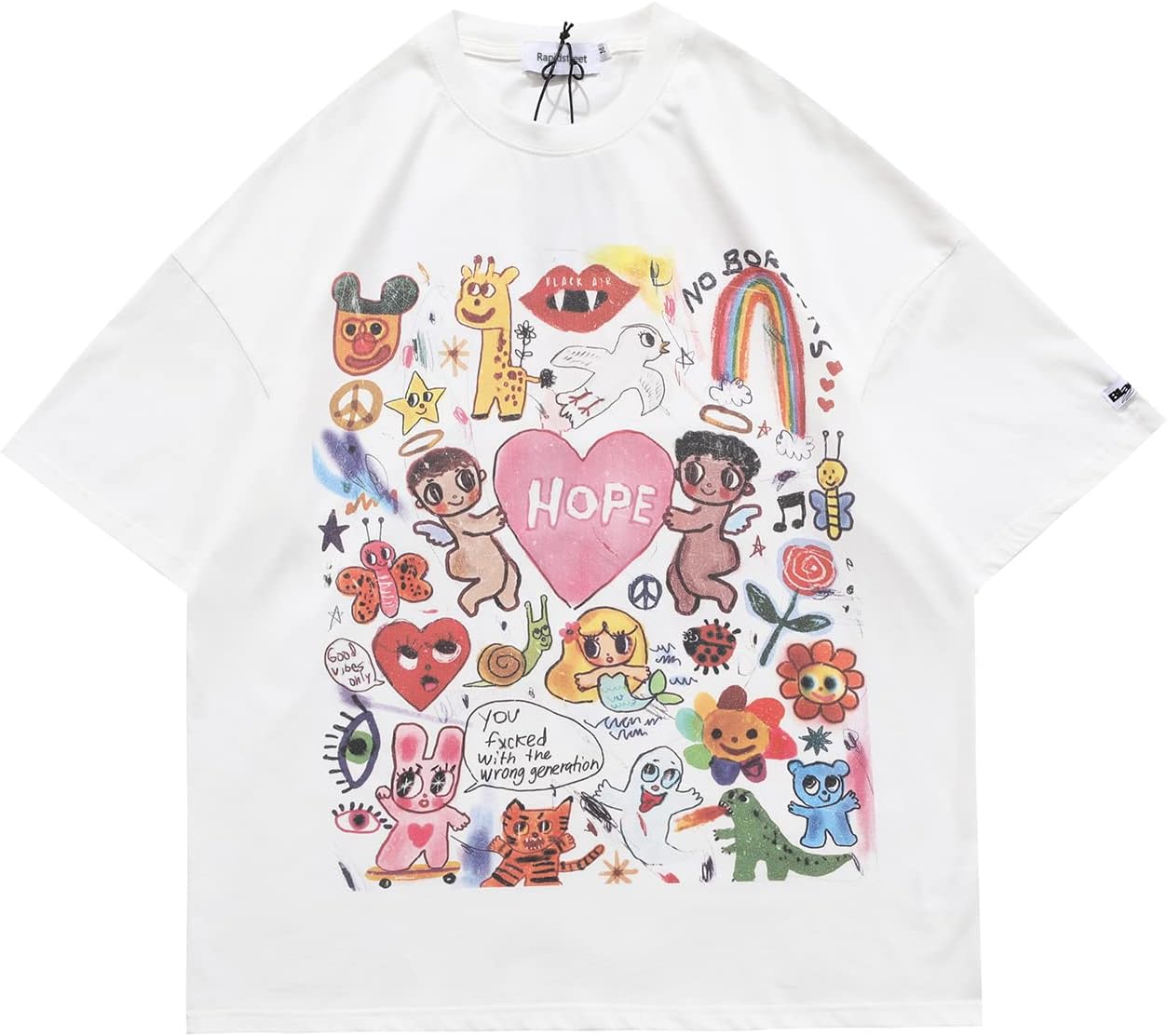 T-Shirt Streetwear Aesthetic Graphic Eyes Relaxed Tee Shirt Men Unisex S разноцветный
T-Shirt Streetwear Aesthetic Graphic Eyes Relaxed Tee Shirt Men Unisex S разноцветный