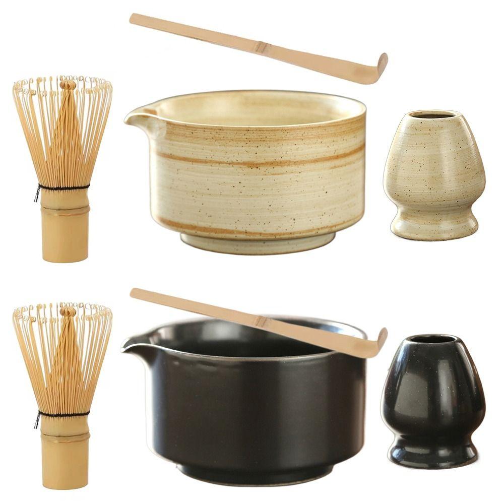 4PCS Bamboo Ceramic Matcha Whisk Food Grade Japanese Chasen Traditional Green Tea Whisk білий
4PCS Bamboo Ceramic Matcha Whisk Food Grade Japanese Chasen Traditional Green Tea Whisk білий