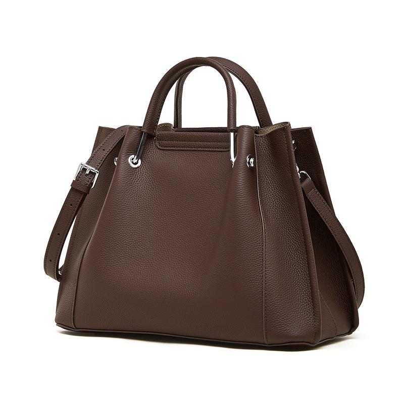 First Layer Cowhide Bag Large-Capacity Handbag Simple Oblique Span Bag Spring Korean Version Commuter Leather Women S Bag 33*15*24 темно-коричневого кольору
First Layer Cowhide Bag Large-Capacity Handbag Simple Oblique Span Bag Spring Korean Version Commuter Leather Women S Bag 33*15*24 темно-коричневого кольору