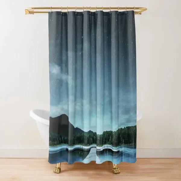 Mountain Shower Curtain Starry Night Shower Curtain Moon Shower Curtain,Lake Stars Nature Landscape Art Bathroom Curtains W60H190(CM)-1 Pcs
Mountain Shower Curtain Starry Night Shower Curtain Moon Shower Curtain,Lake Stars Nature Landscape Art Bathroom Curtains W60H190(CM)-1 Pcs