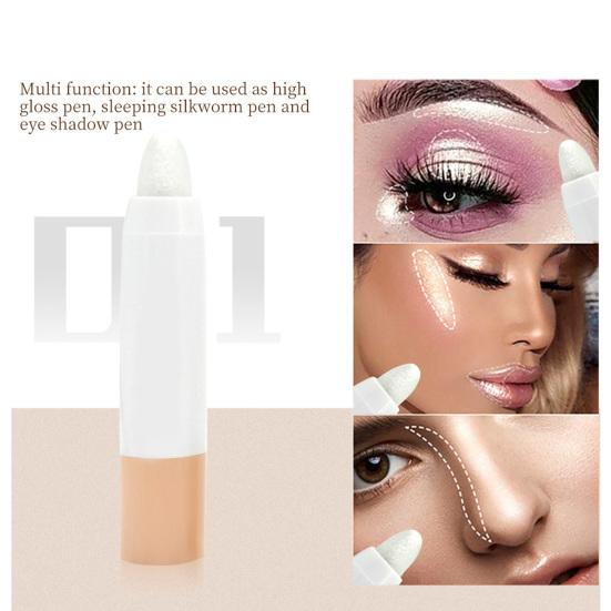 Yousheng 2.5g Eyeshadow Pencil Easy to Color Sparkling Smudge-Proof Cosmetics Shiny Effect Dual Purpose Pigmented Eyeshadow Lip Pen Dating Supply
Yousheng 2.5g Eyeshadow Pencil Easy to Color Sparkling Smudge-Proof Cosmetics Shiny Effect Dual Purpose Pigmented Eyeshadow Lip Pen Dating Supply