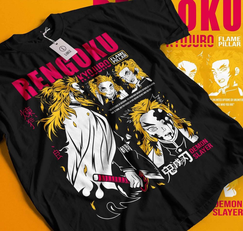 Kyojuro Rengoku T-Shirt Slayer Demon Vintage Anime Manga Horror Shirt Gift 321 M
Kyojuro Rengoku T-Shirt Slayer Demon Vintage Anime Manga Horror Shirt Gift 321 M