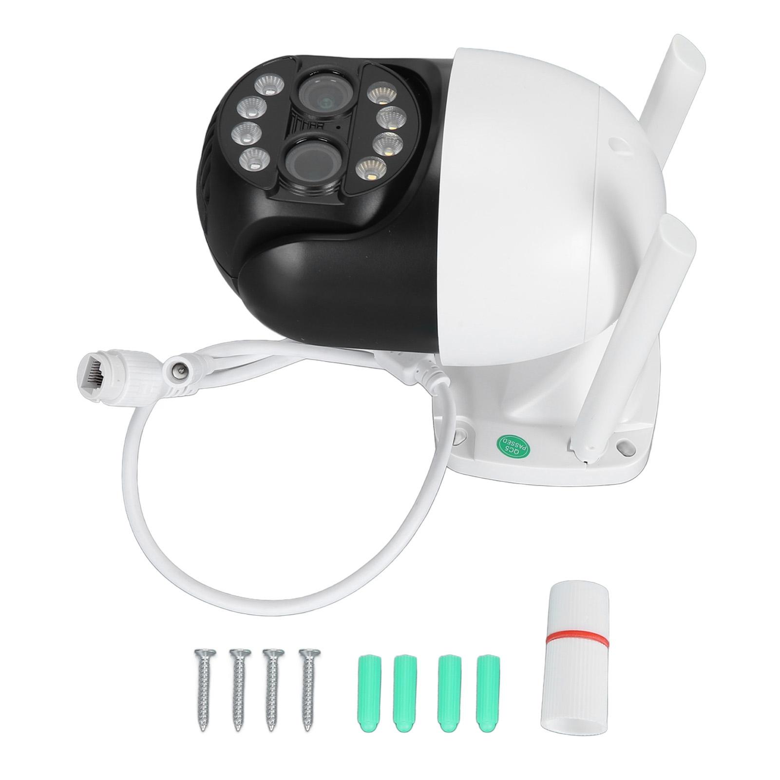 8X Security Camera Dual Modes Wireless WiFi Surveillance Camera 4MP+4MP Dual Lens Outdoor
8X Security Camera Dual Modes Wireless WiFi Surveillance Camera 4MP+4MP Dual Lens Outdoor