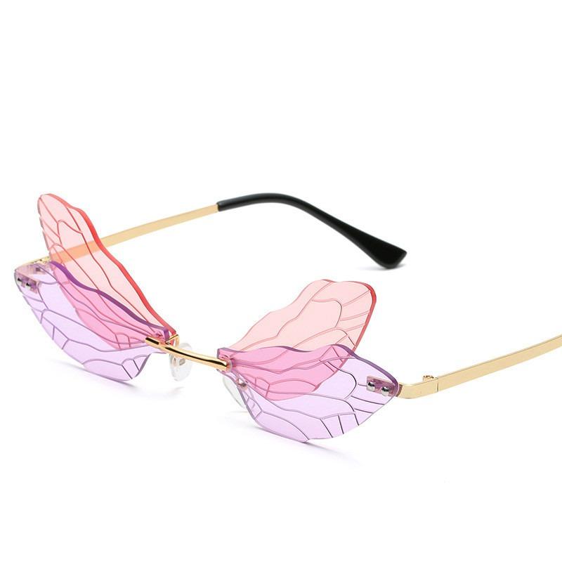 1PC Gradient Dragonfly Sunglasses Plastic Fashion Trendy Women Street Photography Personalized UV Protection
1PC Gradient Dragonfly Sunglasses Plastic Fashion Trendy Women Street Photography Personalized UV Protection