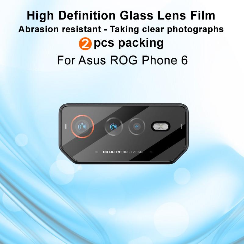 IMAK 2Pcs/Set Camera Lens Protector for Asus ROG Phone 6 5G/Phone 6 Pro 5G,Ultra HD Anti-Scratch Tempered Glass Lens Film Type A
IMAK 2Pcs/Set Camera Lens Protector for Asus ROG Phone 6 5G/Phone 6 Pro 5G,Ultra HD Anti-Scratch Tempered Glass Lens Film Type A