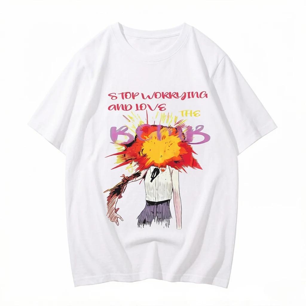 New Chainsaw Man Reze Mitaka Asa Tee Anime High Quality Cotton Short Sleeved T-shirt Men Women Summer Casual Street Wear Y2k XXXL
New Chainsaw Man Reze Mitaka Asa Tee Anime High Quality Cotton Short Sleeved T-shirt Men Women Summer Casual Street Wear Y2k XXXL